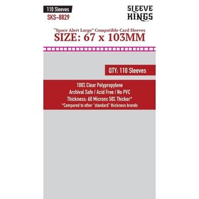 Sleeve Kings SKS-8829 «Space Alert Large» 67mm X 103mm / 110 Kings - Sleeve