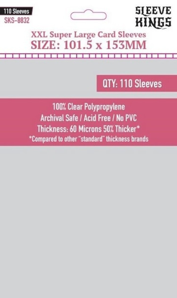 Sleeve Kings SKS-8832 «XXL Super Large» 101.5mm X 153mm / 110 Kings - Sleeve