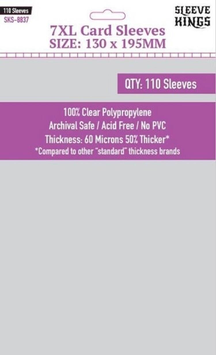 Sleeve Kings SKS-8837 «7 XL» 130mm X 195mm / 110 Kings - Sleeve