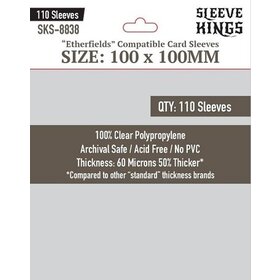 Sleeve Kings SKS-8838 «Etherfields Compatible» 100mm X 100mm / 110 Kings - Sleeve