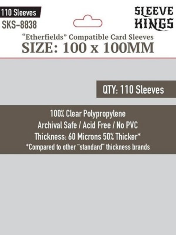 Sleeve Kings SKS-8838 «Etherfields Compatible» 100mm X 100mm / 110 Kings - Sleeve