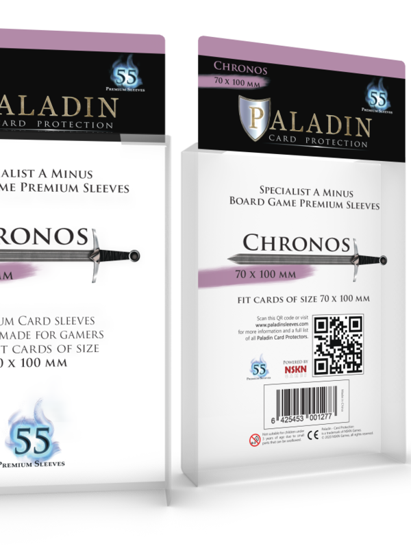 Board&Dice Paladin-Chronos «Specialist A Minus Board Game» 70mm X 100mm / 55 Sleeves