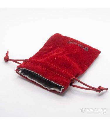 Die Hard Bag: Satin Lined Velvet: Small Red