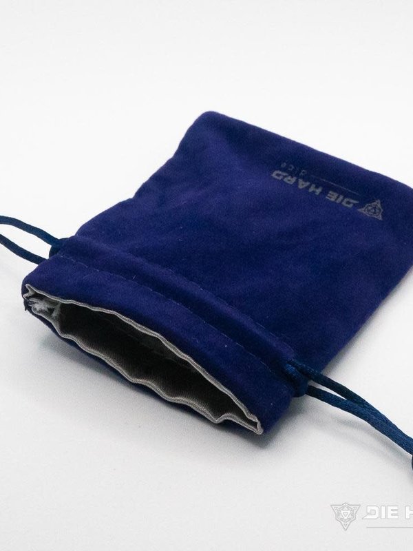 Die Hard Bag: Satin Lined Velvet: Small Blue Anemone