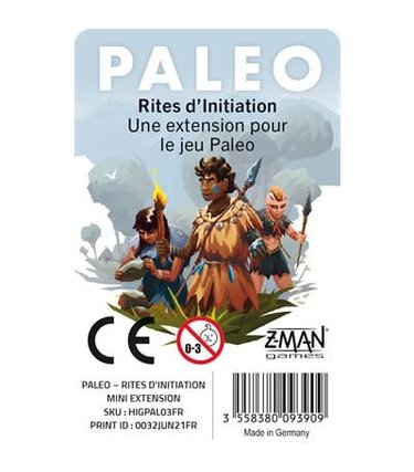 Z-Man Games, Inc. Paleo: Ext. Rites D'Initiation (FR)