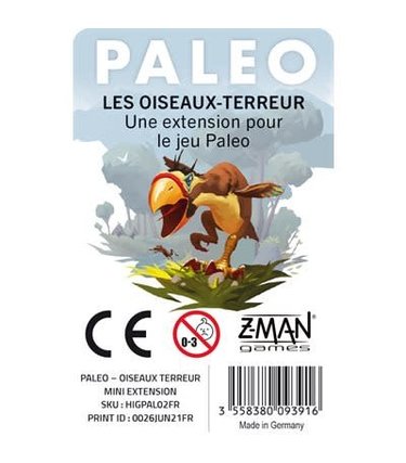 Z-Man Games, Inc. Paleo: Ext. Les Oiseaux-Terreur (FR)