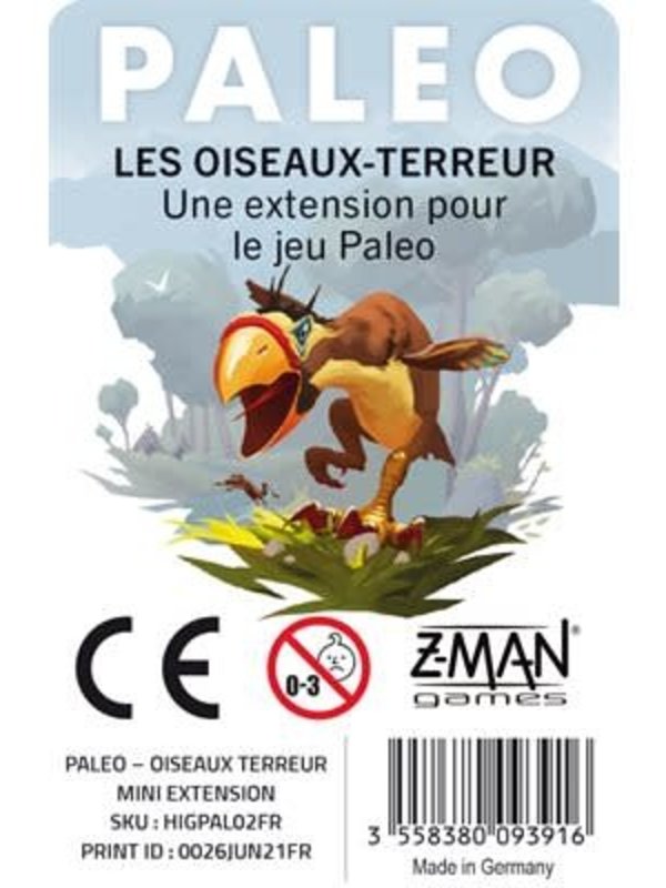 Z-Man Games, Inc. Paleo: Ext. Les Oiseaux-Terreur (FR)