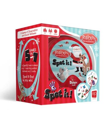 USAopoly Spot It!: Dobble: Rudolph The Red-Nosed Reindeer (EN)