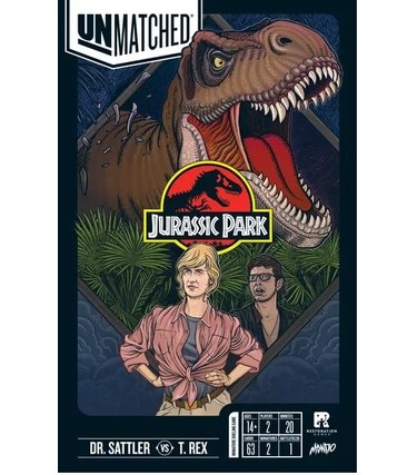 Restoration Games Unmatched: Jurassic Park: Sattler vs T-Rex (EN)