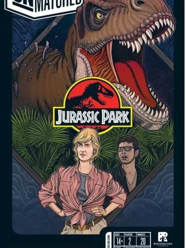 Restoration Games Unmatched: Jurassic Park: Sattler vs T-Rex (EN)