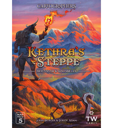 Thunderworks Games Cartographers: Heroes: Ext. Map Pack 5: Kethra's Steppe (EN)