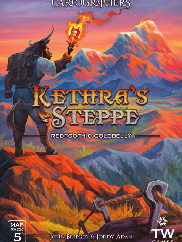 Thunderworks Games Cartographers: Heroes: Ext. Map Pack 5: Kethra's Steppe (EN)