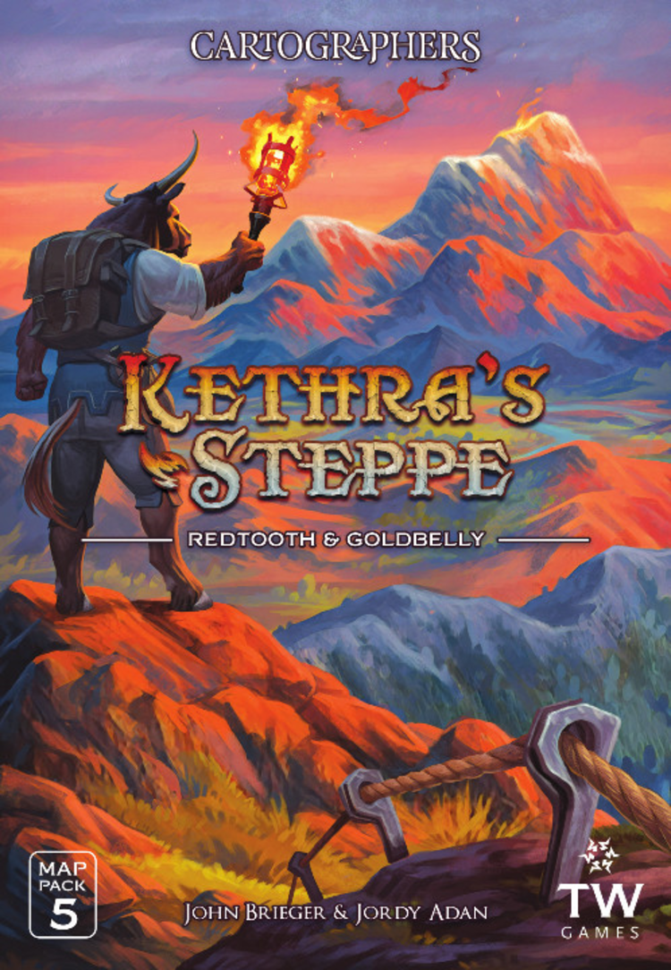 Thunderworks Games Cartographers: Heroes: Ext. Map Pack 5: Kethra's Steppe (EN)
