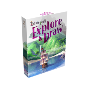 Lucky Duck Games L'Ile Des Chats: Explore & Draw (FR)