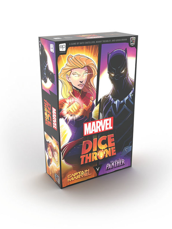 USAopoly Dice Throne: Marvel: Captain Marvel And Black Panther (EN)