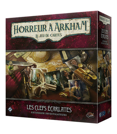 Fantasy Flight Games Horreur À Arkham: Le Jeu De Cartes: Les Clefs Écarlates: Ext. Investigateurs (FR)