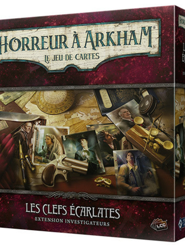 Fantasy Flight Games Horreur À Arkham: Le Jeu De Cartes: Les Clefs Écarlates: Ext. Investigateurs (FR)