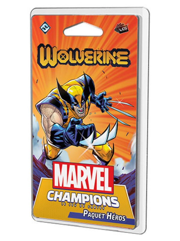 Fantasy Flight Games Marvel Champions JCE: Ext. Wolverine: Paquet Heros (FR)