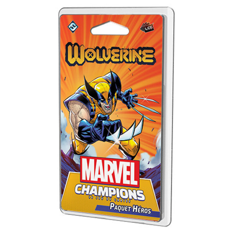 Fantasy Flight Games Marvel Champions JCE: Ext. Wolverine: Paquet Heros (FR)
