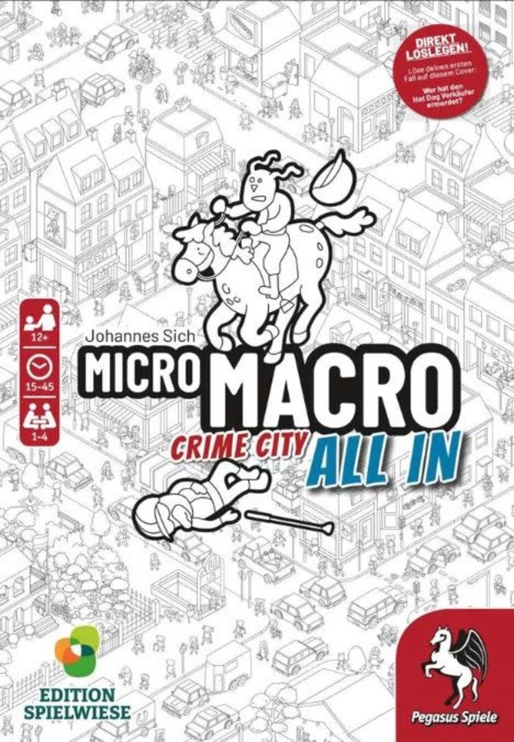 Pegasus Spiele Micro Macro 3: Crime City: All In (EN)