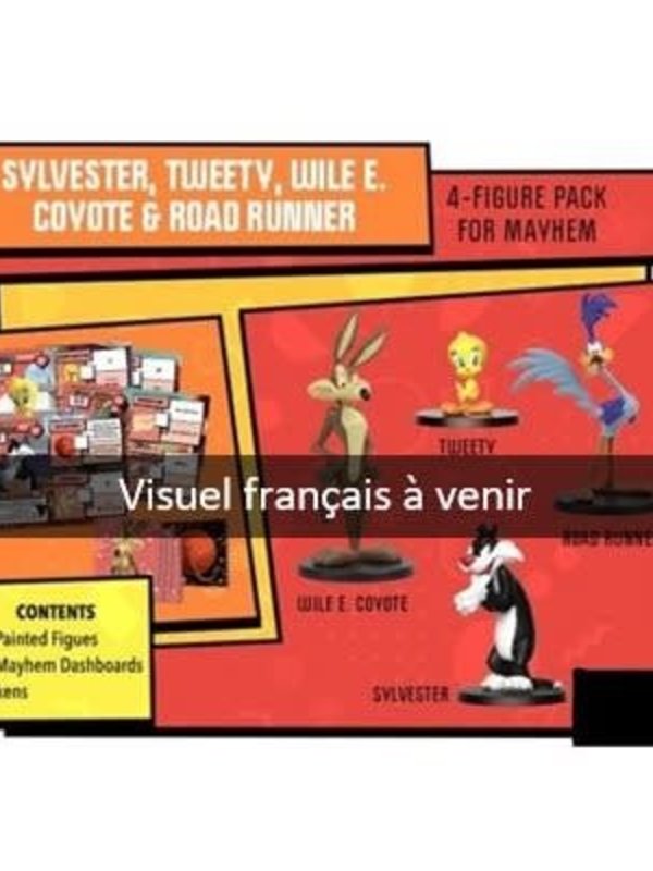 CMON Limited Looney Tunes: Mayhem: Ensemble 4 Figurines (FR)