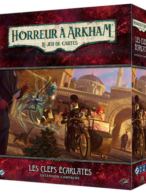 Fantasy Flight Games Horreur A Arkham: Le Jeu De Cartes: Les Clefs Écarlates: Ext. Campagne (FR)