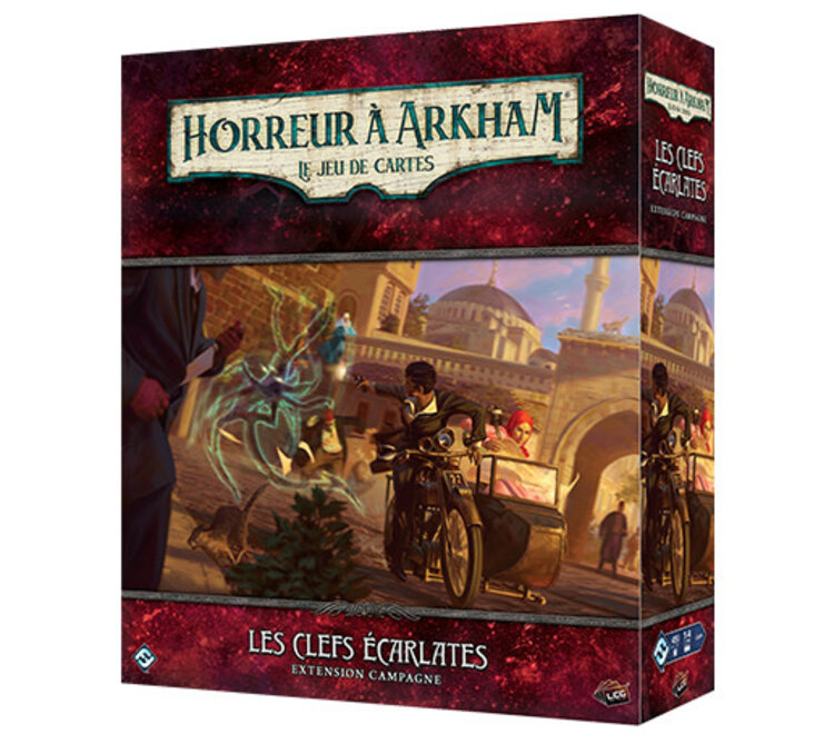 Fantasy Flight Games Horreur A Arkham: Le Jeu De Cartes: Les Clefs Écarlates: Ext. Campagne (FR)