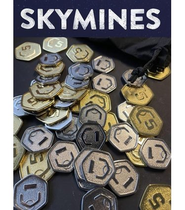 Super Meeple Skymines: Ext. 50 Pièces En Métal (ML)