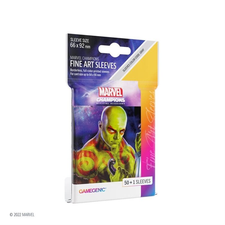 Gamegenic GGS15018ML «Marvel Champions» 66mm X 92mm Drax / 50 Sleeves Gamegenic
