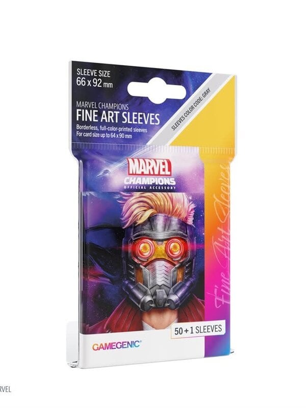 Gamegenic GGS15016ML «Marvel Champions» 66mm X 92mm Star-Lord / 50 Sleeves Gamegenic