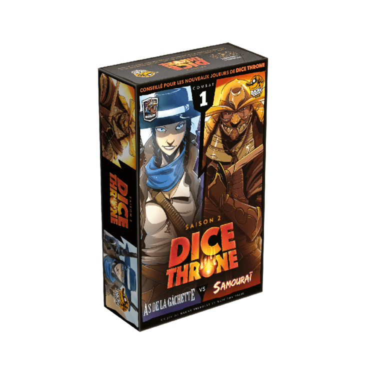 Lucky Duck Games Dice Throne: Saison 2: Boite 1: As De La Gachette Contre Samouraï (FR)