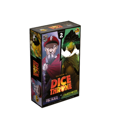 Lucky Duck Games Dice Throne: Saison 2: Boite 2: Tacticien Contre Chasseresse (FR)