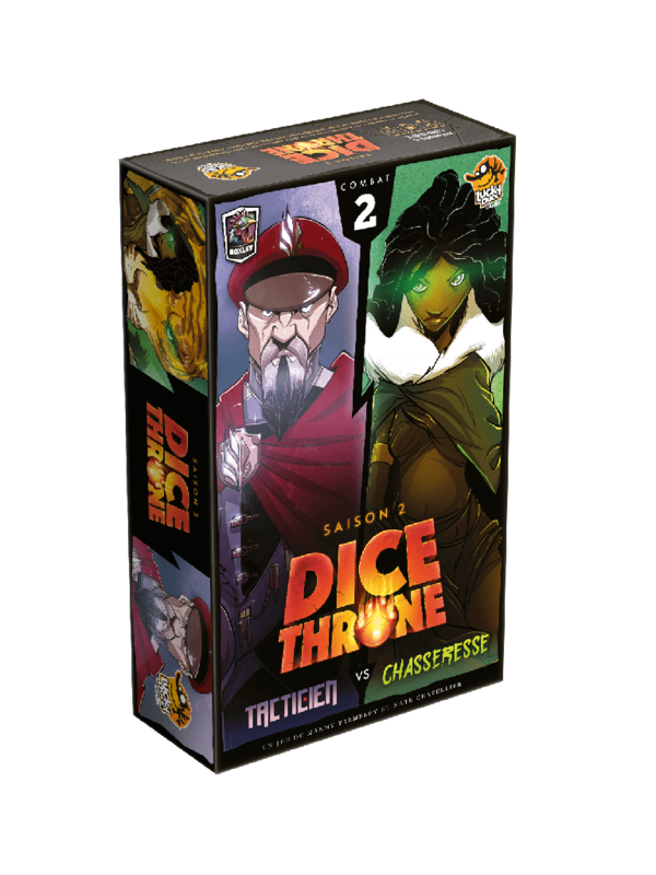 Lucky Duck Games Dice Throne: Saison 2: Boite 2: Tacticien Contre Chasseresse (FR)