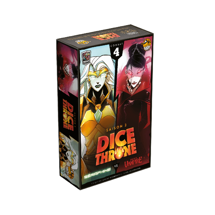 Lucky Duck Games Dice Throne: Saison 2: Boite 4: Séraphine Contre Reine Vampire (FR)