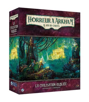 Fantasy Flight Games Horreur À Arkham: Le Jeu De Cartes: La Civilisation Oubliée: Ext. Campagne (FR)