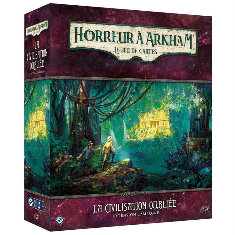Fantasy Flight Games Horreur À Arkham: Le Jeu De Cartes: La Civilisation Oubliée: Ext. Campagne (FR)