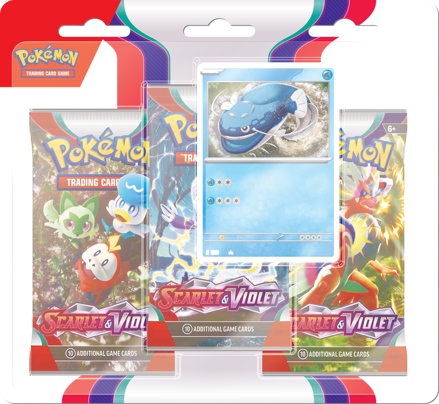 Pokemon: SV1 Écarlate Et Violet: 3 Pack Blister (EN)