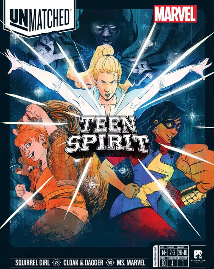 Restoration Games Unmatched: Marvel: Teen Spirit (EN)