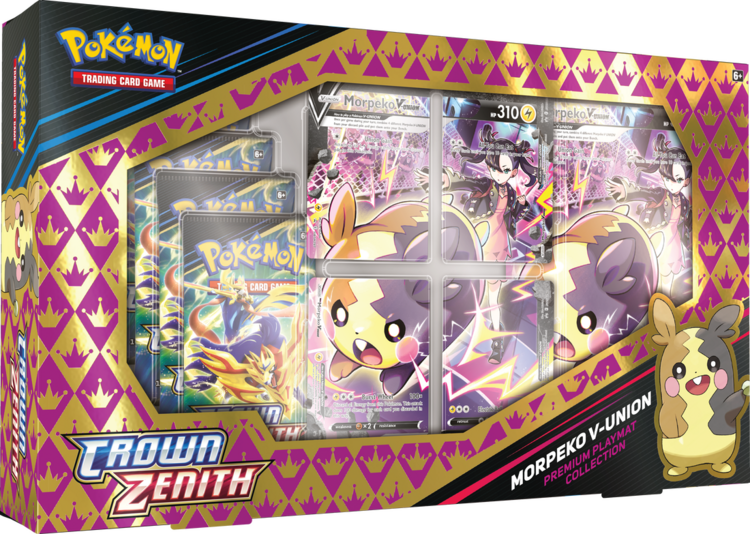 Pokemon Pokemon: Sword & Shield 12.5 Crown Zenith: Morpeko V-Union Playmat Collection (EN)