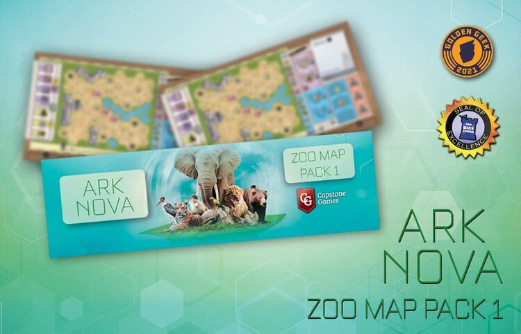 Capstone Games Ark Nova: Ext. Zoo Map Pack 1 (EN)
