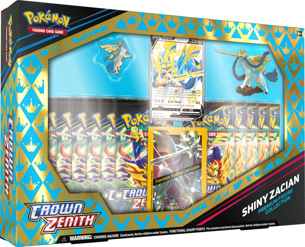 Pokemon: Sword & Shield 12.5 Crown Zenith: Premium Figure Collection: Shiny Zacian (EN)