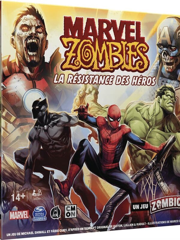 CMON Limited Marvel Zombies: Un Jeu Zombicide: La Résistance Des Héros (FR)
