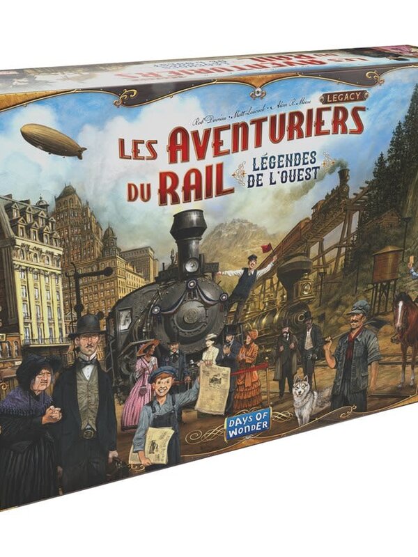 Days of Wonder Les Aventuriers Du Rail: Legacy: Légendes De L'Ouest (FR)