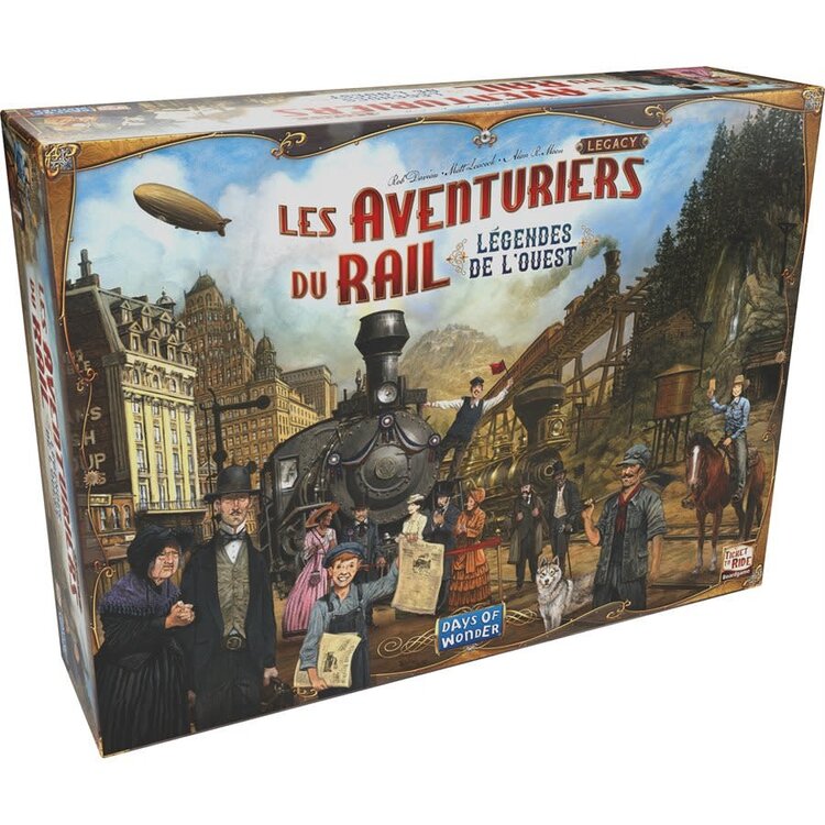 Days of Wonder Les Aventuriers Du Rail: Legacy: Légendes De L'Ouest (FR) Disponible en magasin seulement