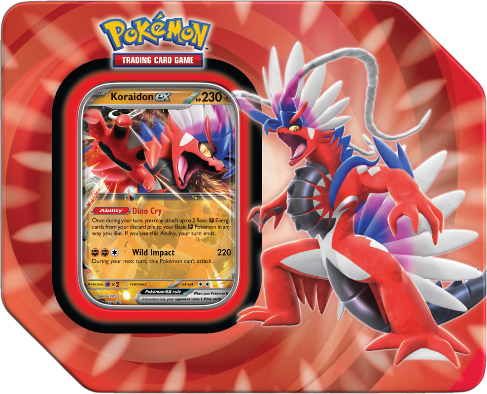 Pokemon: Paldea Legends Tin: Koraidon (EN)