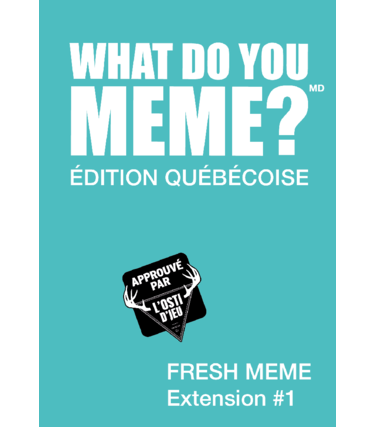 Randolph What Do You Meme ?: Fresh Meme Extension #1: Édition Québécoise (FR)