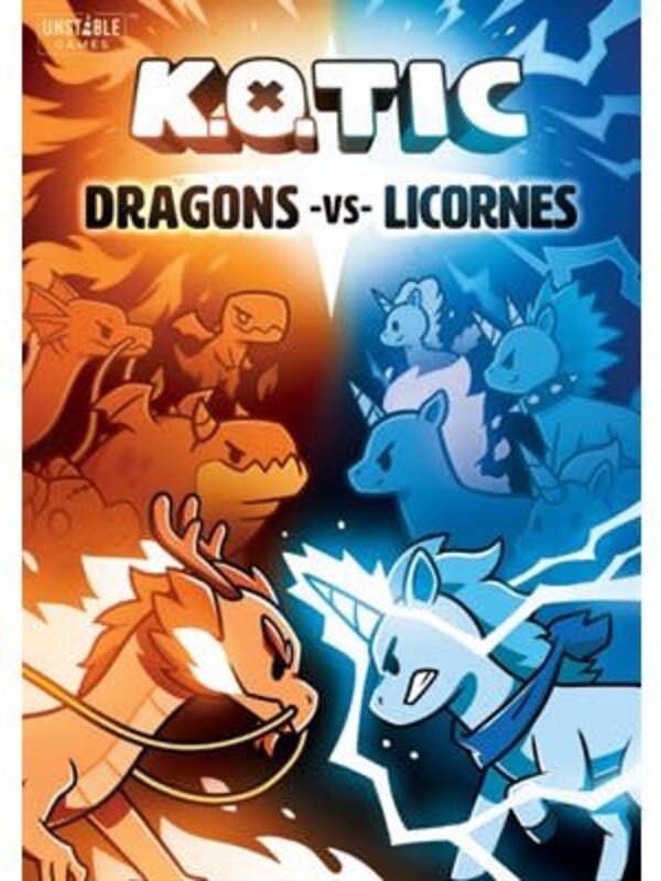 Tee Turtle K.O. TIC: Dragons VS. Licornes (FR)