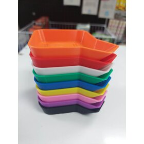 Tray Maison Tray: pour pièces de jeu (Ensemble de 9 couleurs)