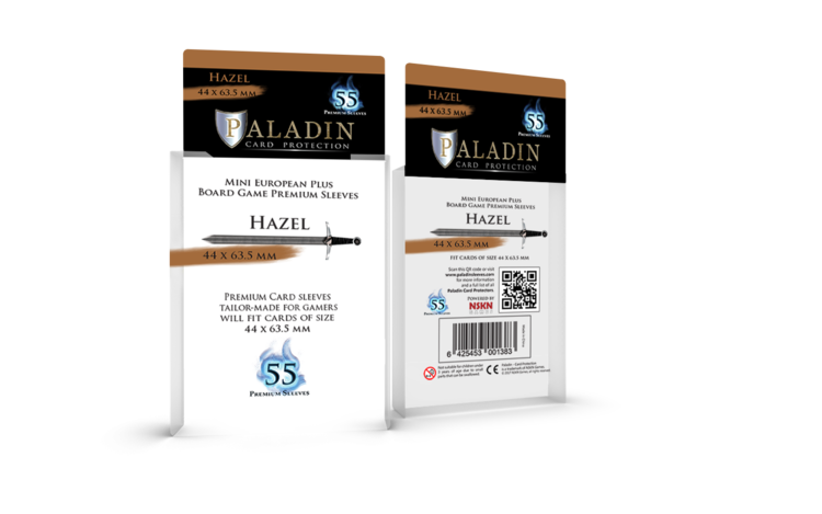 Board&Dice Paladin-Hazel «Mini Europeen Plus Everdell» 44 X 63.5mm / 55 Sleeves