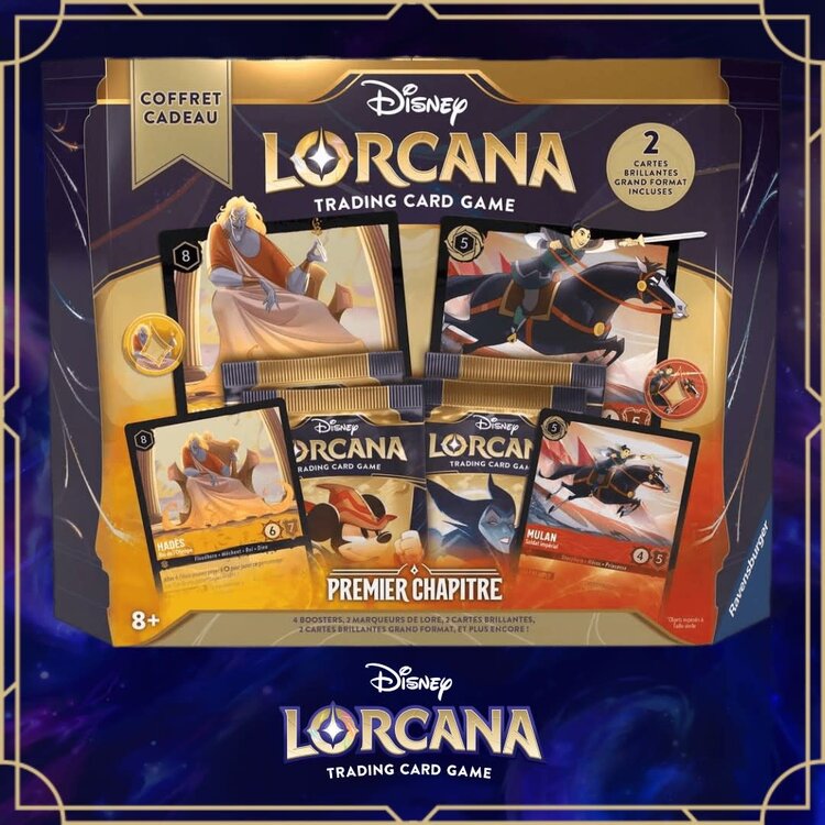 Ravensburger Disney Lorcana: Set 1: Premier Chapitre: Le Coffret Cadeau (FR)